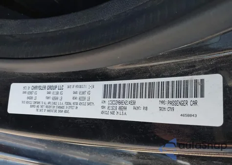 2014 Dodge Avenger Se из США, поврежденный, VIN 1C3CDZAB0EN214930